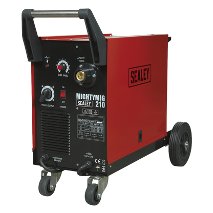 Sealey 210A Professional Gas/No-Gas MIG Welder with Euro Torch MIGHTYMIG210