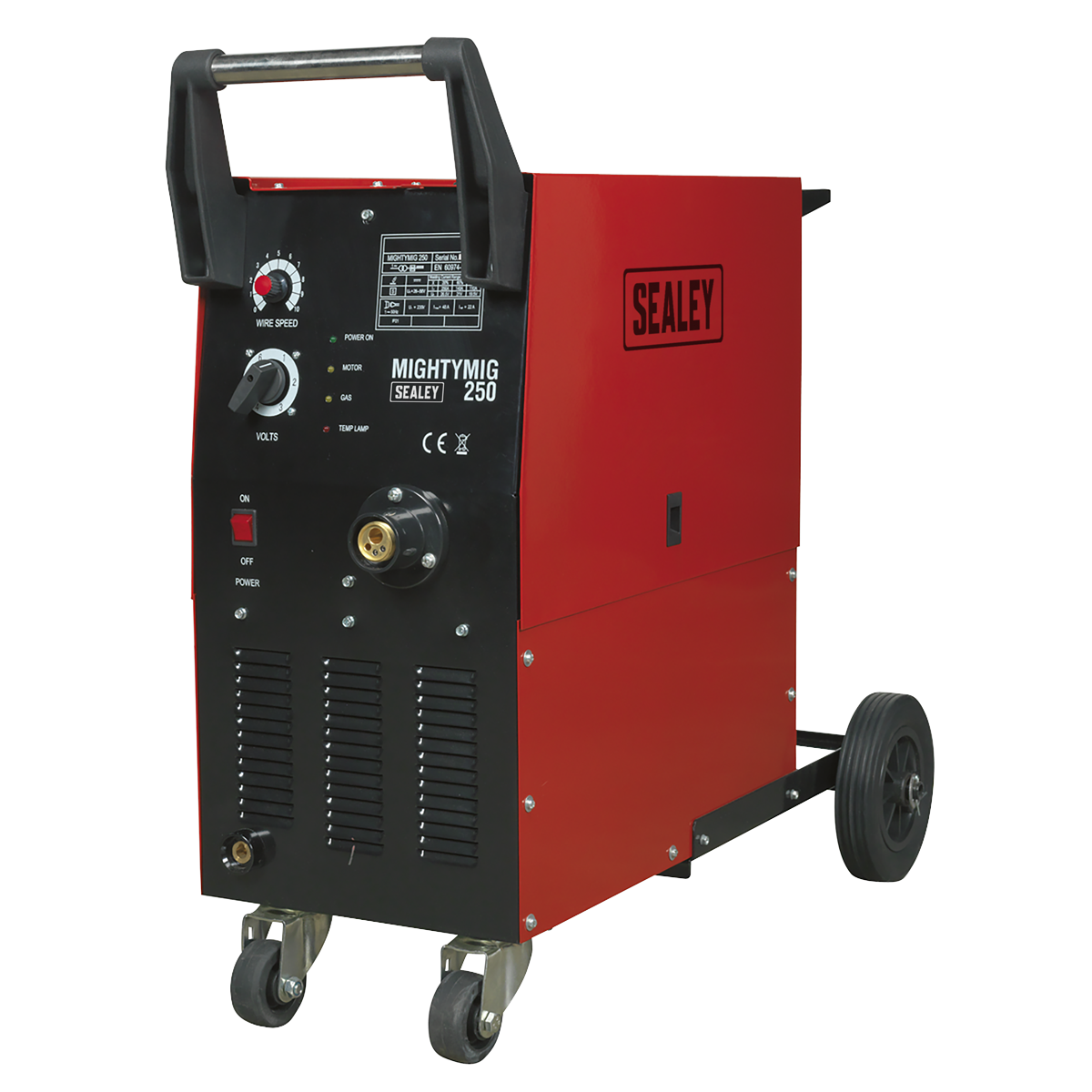 Sealey 250Amp Professional Gas/No-Gas MIG Welder with Euro Torch MIGHTYMIG250