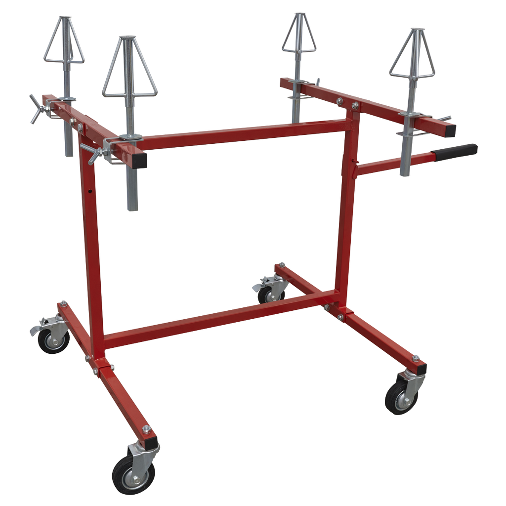 Sealey Alloy Wheel Repair/Painting Stand - 4 Wheel Capacity MK74