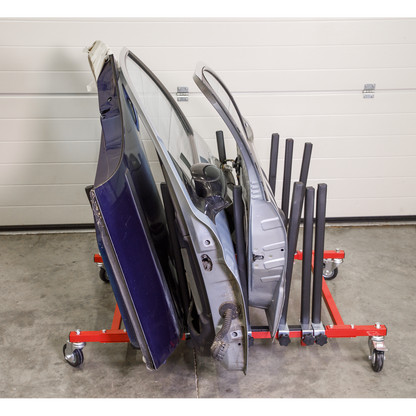 Sealey Mobile Panel Storage Rack Holds 5 Panels MK76