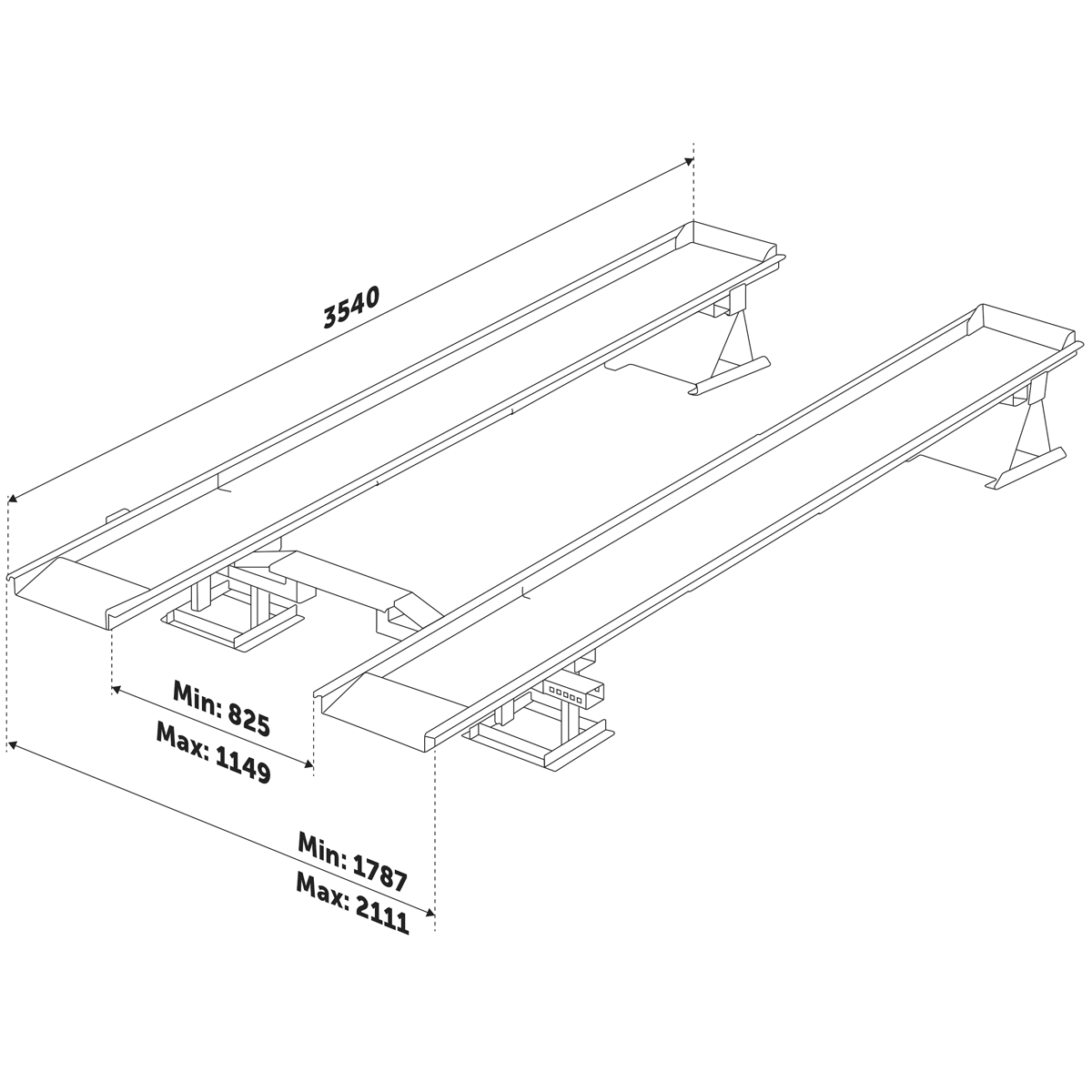 Sealey 3tonne Car Lift/Ramp MR1