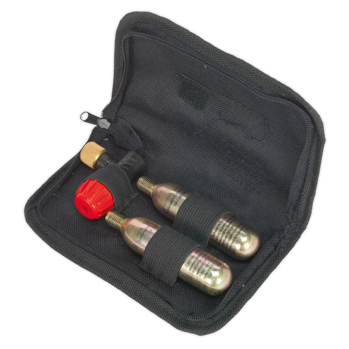 Sealey Motorcycle CO2 Emergency Tyre Inflator Kit MS087