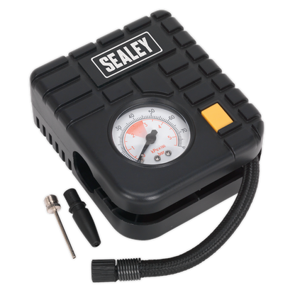 Sealey 12V Micro Air Compressor with Work Light MS163