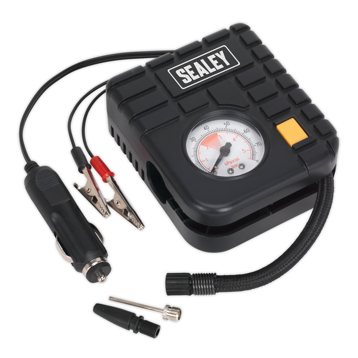 Sealey 12V Micro Air Compressor with Work Light MS163