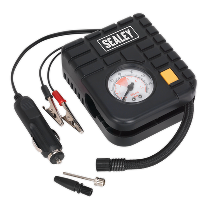 Sealey 12V Micro Air Compressor with Work Light MS163