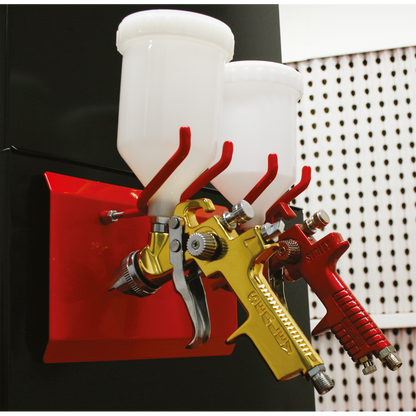 Sealey 2 Gun Magnetic Spray Gun Holder MSH02
