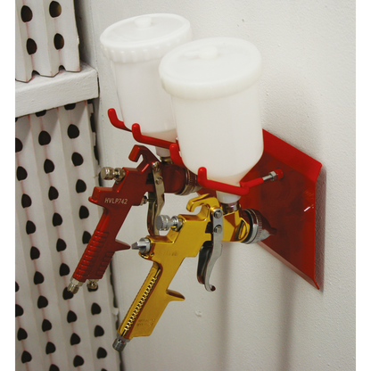 Sealey 2 Gun Magnetic Spray Gun Holder MSH02
