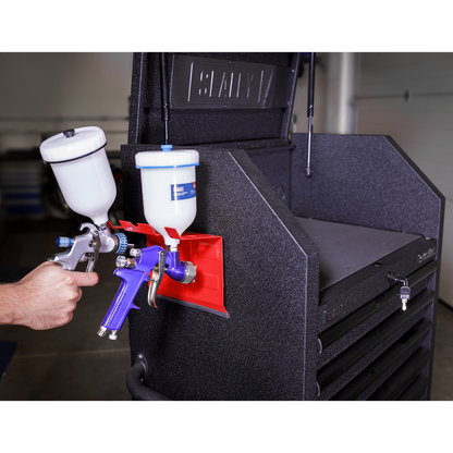 Sealey Magnetic Spray Gun Holder - 2 Gun MSH03