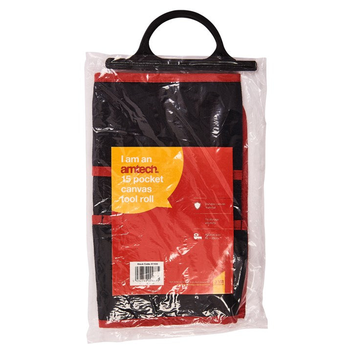 Amtech 15 Pocket tool roll N1400