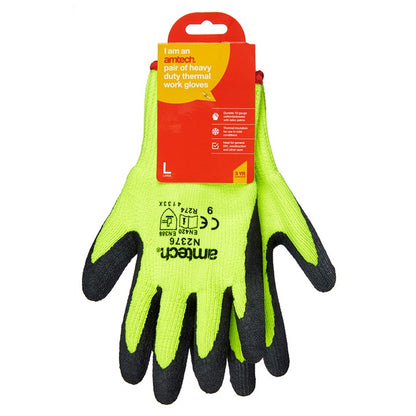 Amtech Large (Size 9) Heavy duty thermal work gloves N2376