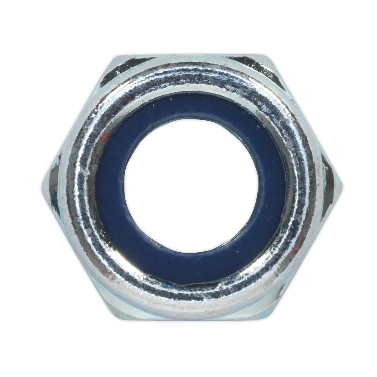 Sealey Zinc Plated Nylon Locknut DIN 982 - M10 - Pack of 100 NLN10