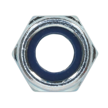 Sealey Zinc Plated Nylon Locknut DIN 982 - M10 - Pack of 100 NLN10