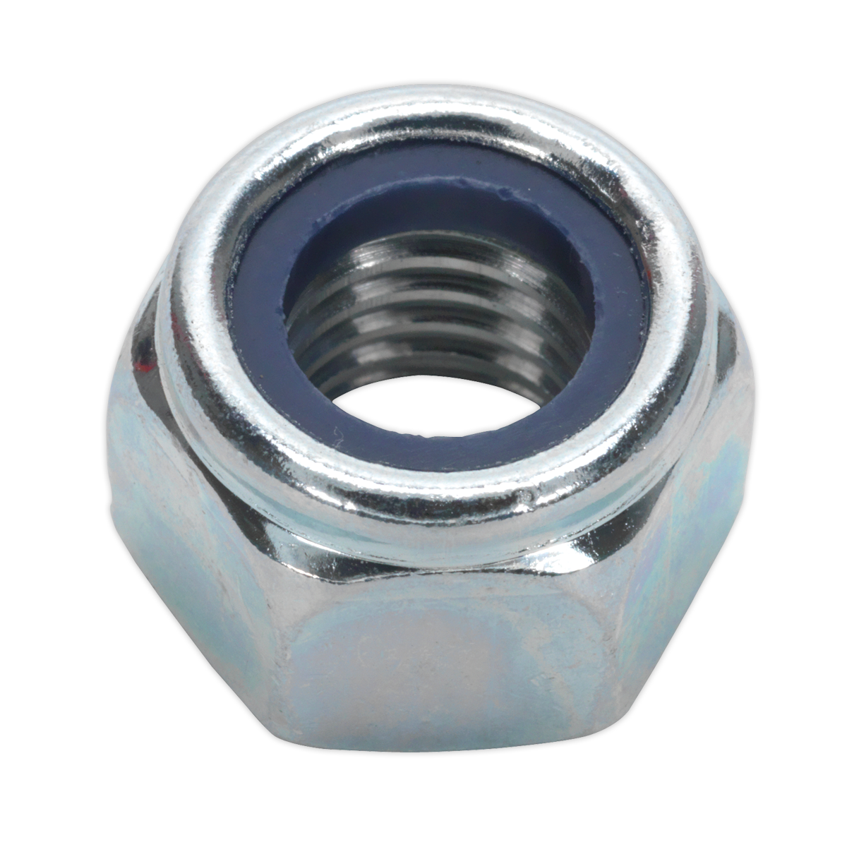 Sealey Zinc Plated Nylon Locknut DIN 982 - M12 - Pack of 25 NLN12