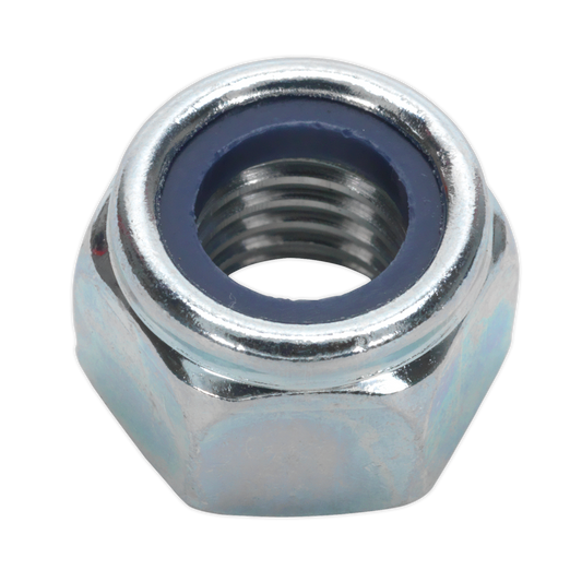 Sealey Zinc Plated Nylon Locknut DIN 982 - M12 - Pack of 25 NLN12