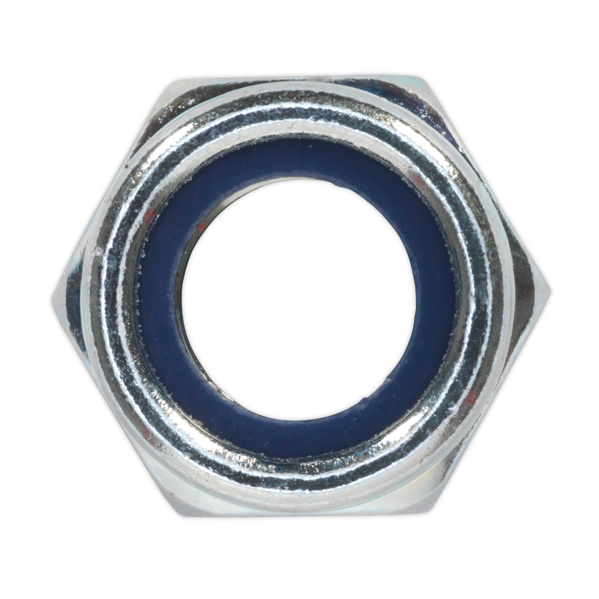 Sealey Zinc Plated Nylon Locknut DIN 982 - M12 - Pack of 25 NLN12