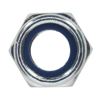 Sealey Zinc Plated Nylon Locknut DIN 982 - M12 - Pack of 25 NLN12