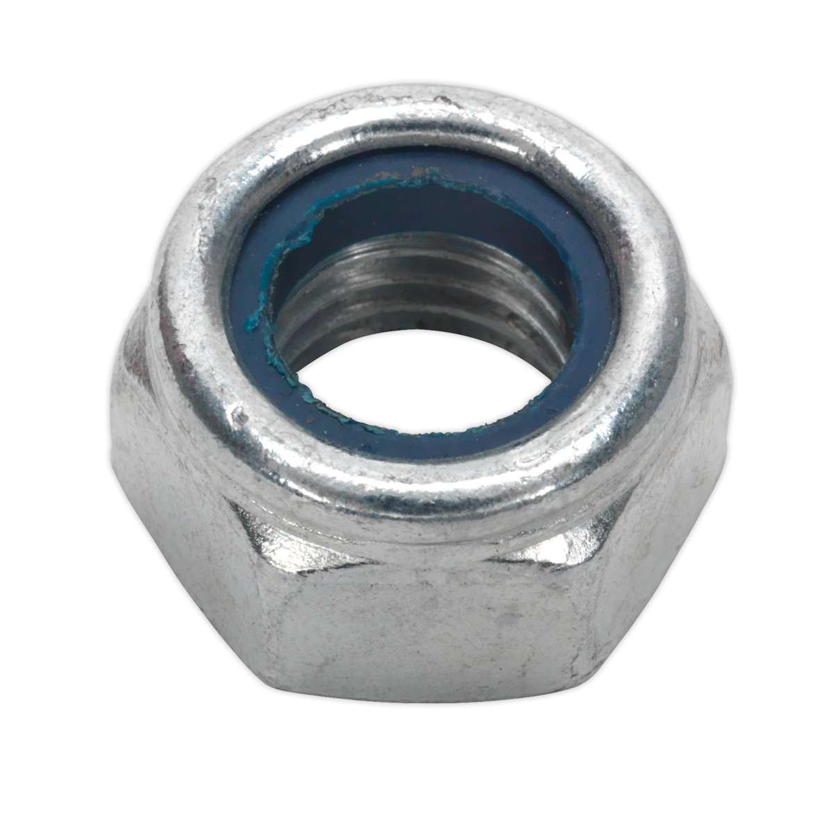 Sealey Zinc Plated Nylon Locknut DIN 982 - M14 - Pack of 25 NLN14