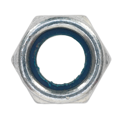 Sealey Zinc Plated Nylon Locknut DIN 982 - M14 - Pack of 25 NLN14
