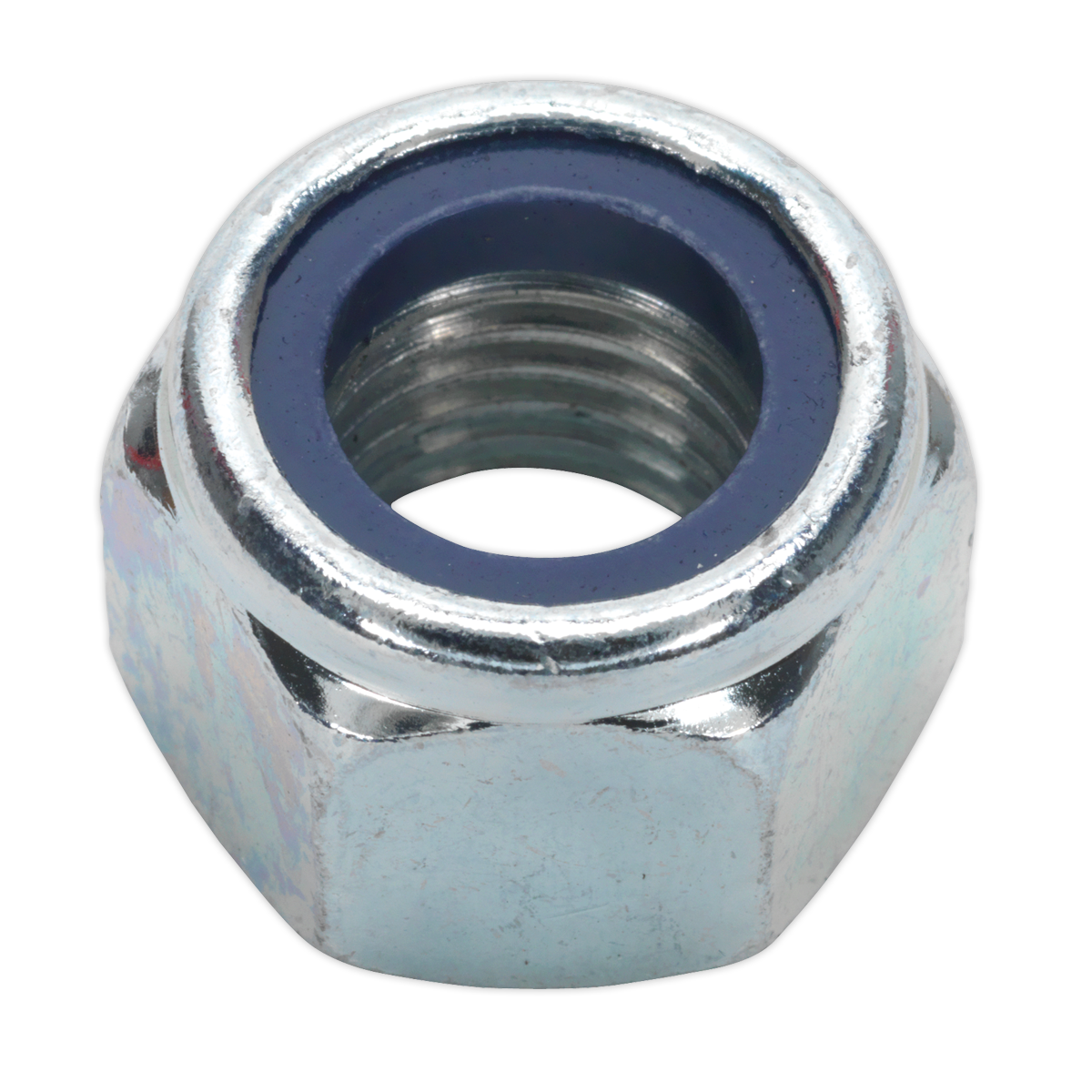 Sealey Zinc Plated Nylon Locknut DIN 982 - M16 - Pack of 25 NLN16