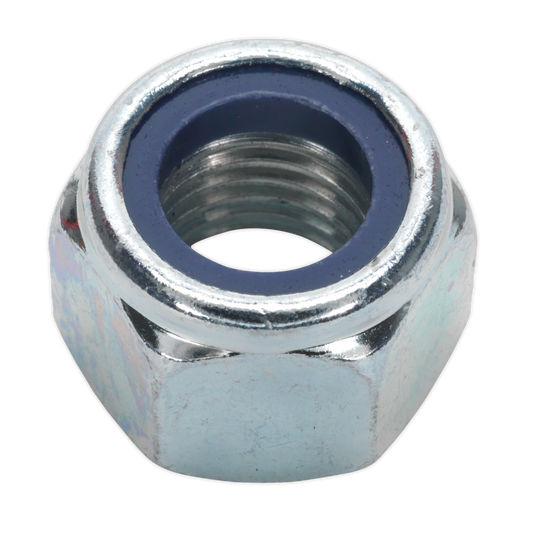 Sealey Zinc Plated Nylon Locknut DIN 982 - M16 - Pack of 25 NLN16