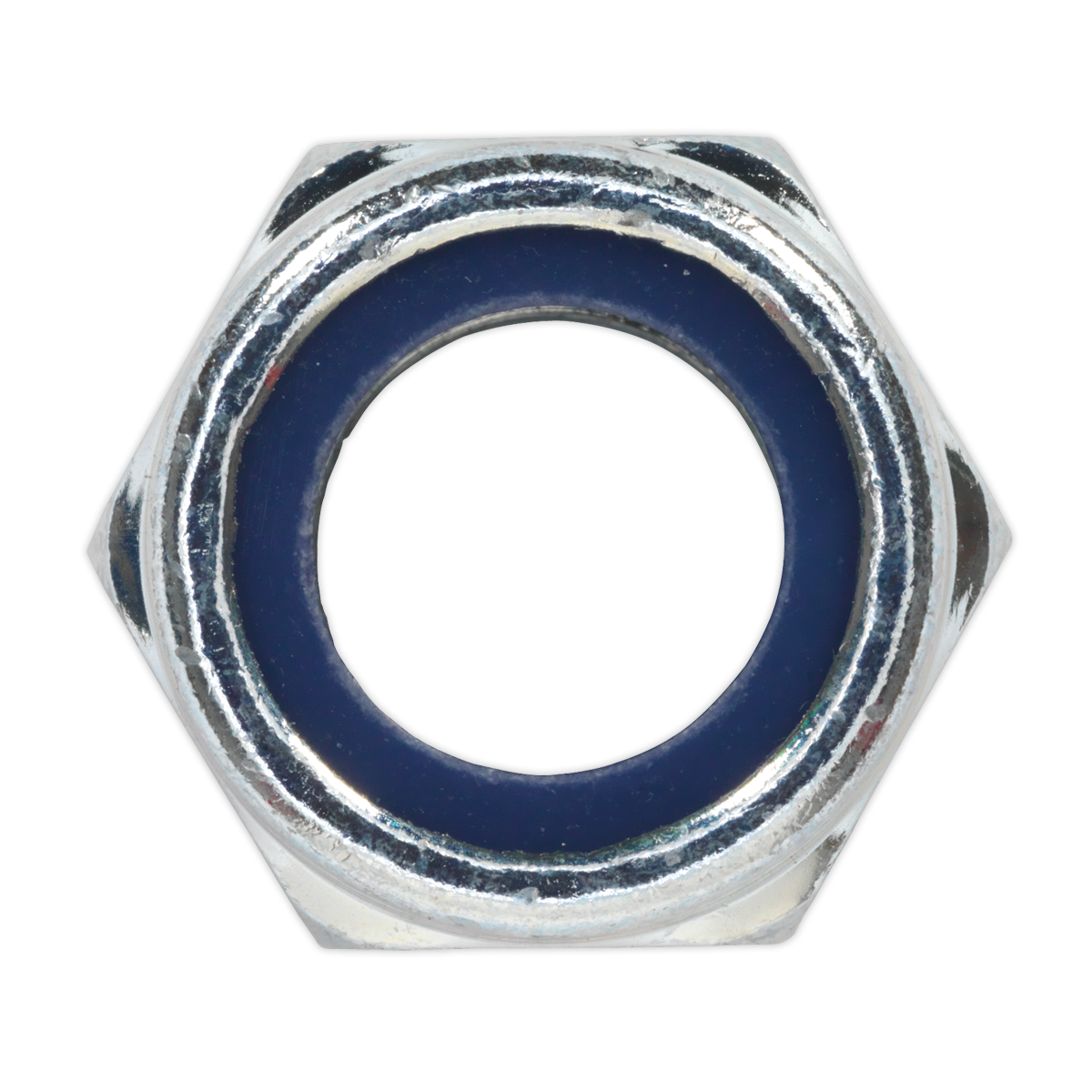 Sealey Zinc Plated Nylon Locknut DIN 982 - M16 - Pack of 25 NLN16