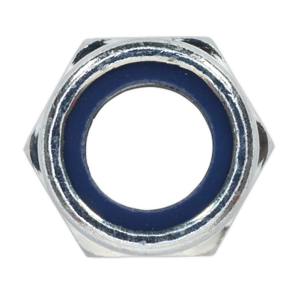 Sealey Zinc Plated Nylon Locknut DIN 982 - M16 - Pack of 25 NLN16