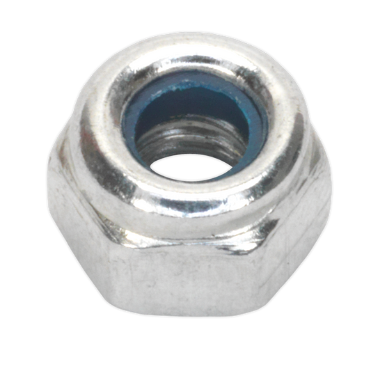 Sealey Zinc Plated Nylon Locknut DIN 982 - M4 - Pack of 100 NLN4