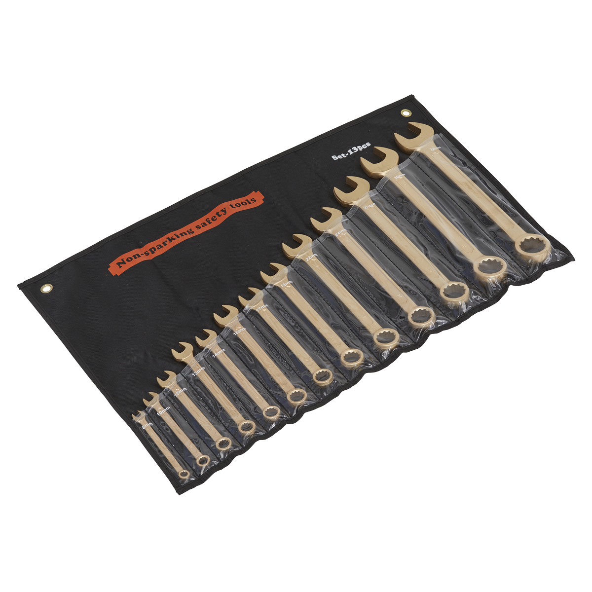 Sealey 13pc Combination Spanner Set - Non-Sparking NS001