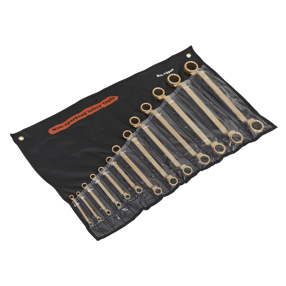 Sealey 13pc Combination Spanner Set - Non-Sparking NS016