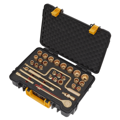 Sealey 31pc 1/2"Sq Drive Socket Set - Non-Sparking NS039