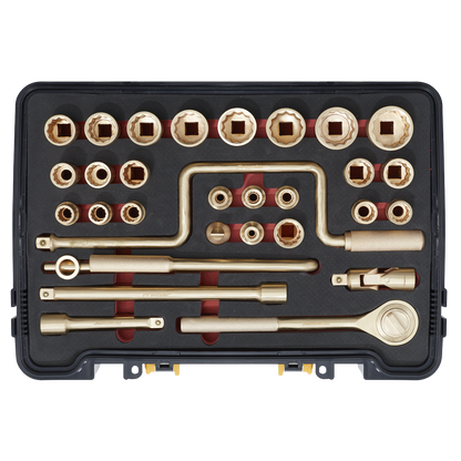Sealey 31pc 1/2"Sq Drive Socket Set - Non-Sparking NS039