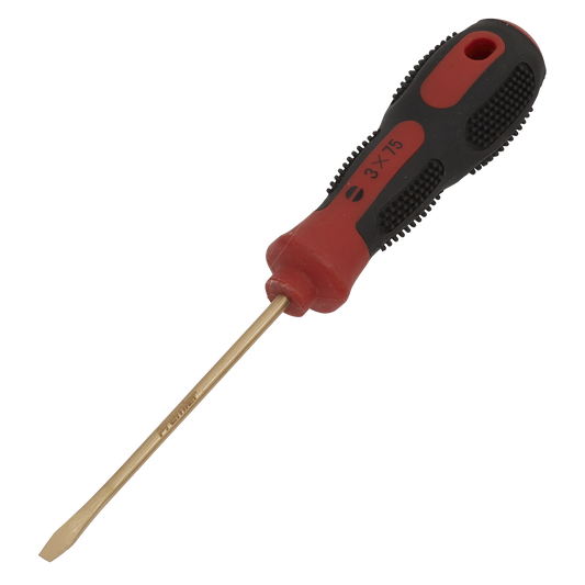 Sealey 3 x 75mm Slotted Screwdriver - Non-Sparking NS092