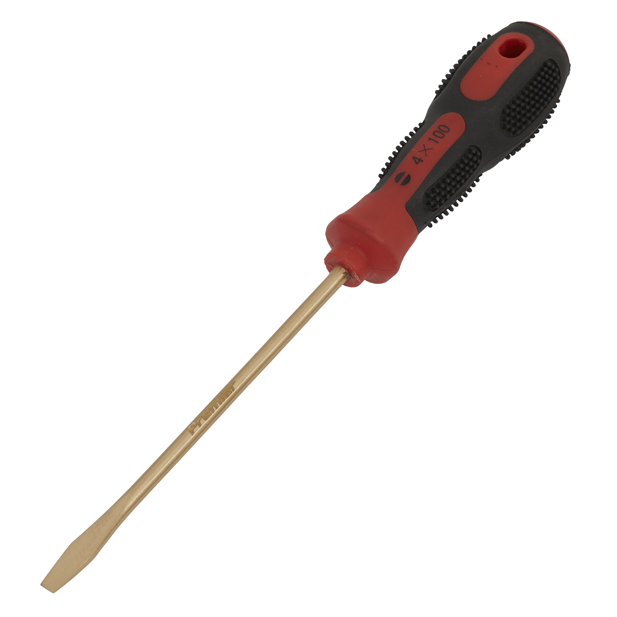 Sealey 4 x 100mm Slotted Screwdriver - Non-Sparking NS093