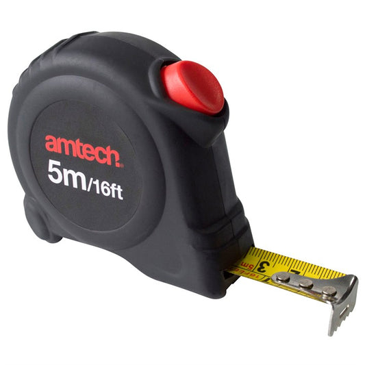 Amtech 5m x 19mm Self-locking measuring tape P1262