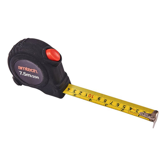 Amtech 7.5m x 25mm Self-locking measuring tape P1270