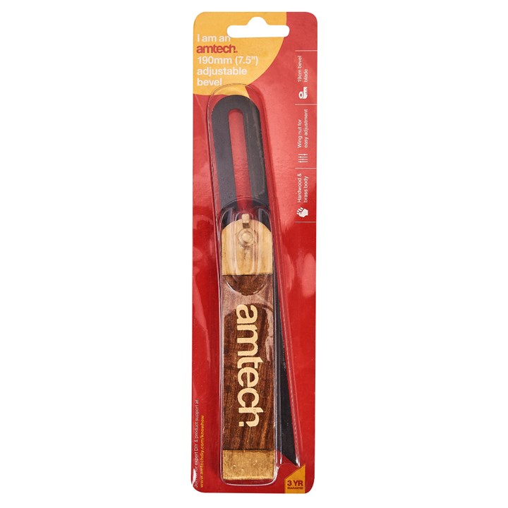 Amtech 190mm (7 1/2") Sliding bevel square P3350