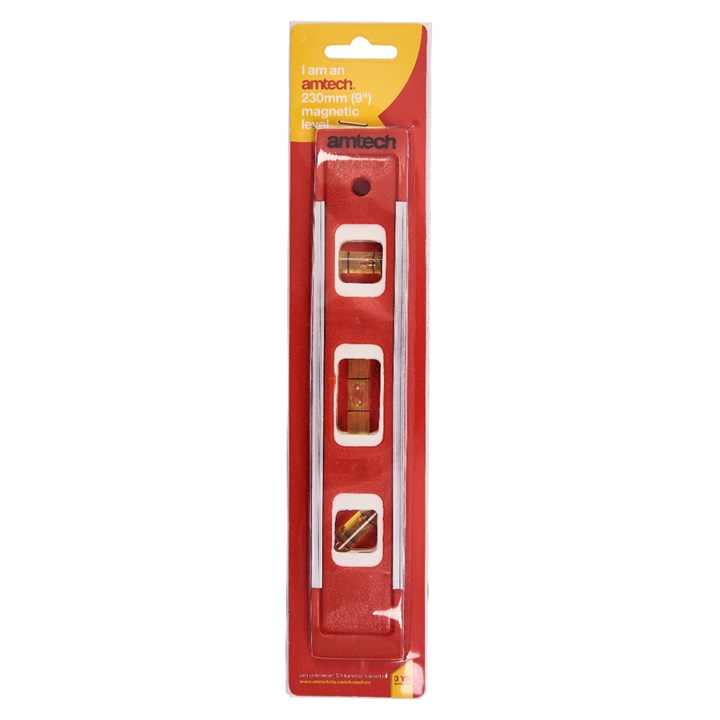 Amtech 230mm (9") Magnetic level P4970