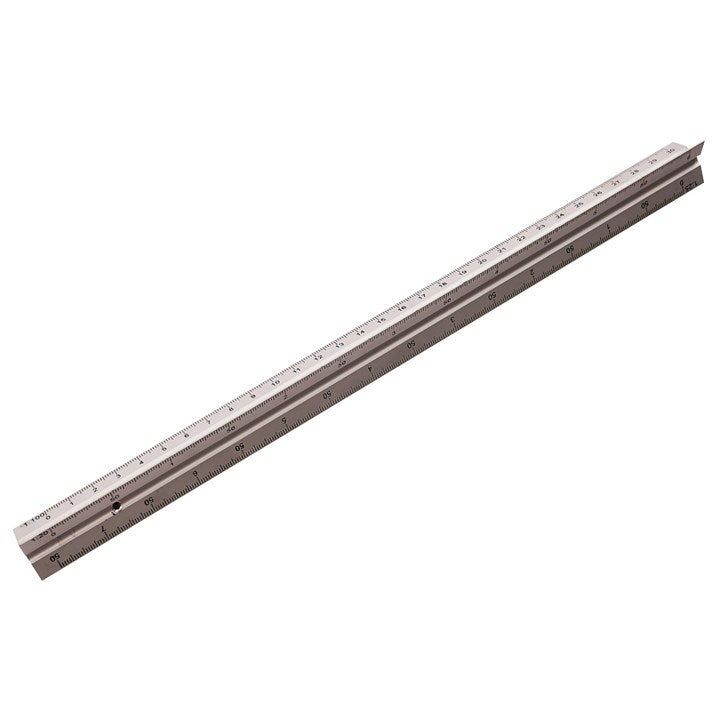 Amtech 300mm (12") Aluminium scale ruler P4985
