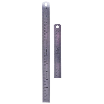 Amtech 2 Piece steel ruler set P5170