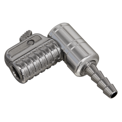 Sealey 6mm Bore 90° Angled Swivel Tyre Inflator Clip-On Connector PCL6AT