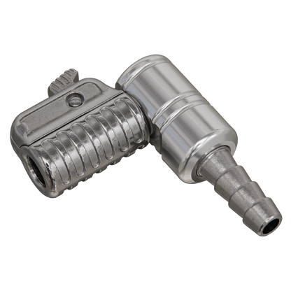 Sealey 8mm Bore 90° Angled Swivel Tyre Inflator Clip-On Connector PCL8A