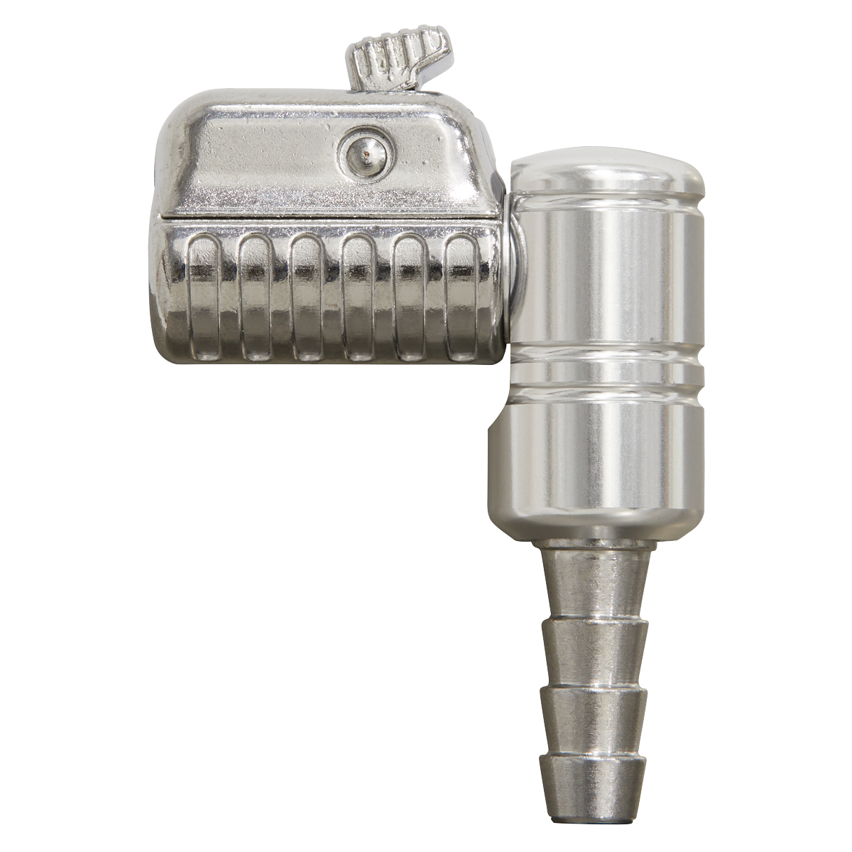 Sealey 8mm Bore 90° Angled Swivel Tyre Inflator Clip-On Connector PCL8A