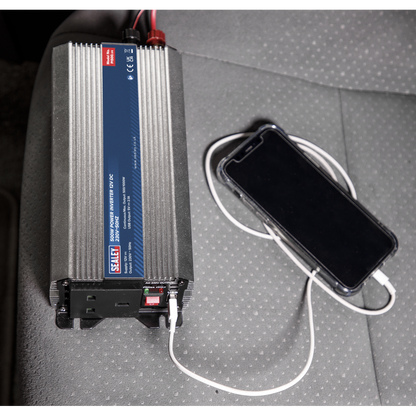 Sealey 500W Power Inverter 12V DC - 230V~50Hz PI500