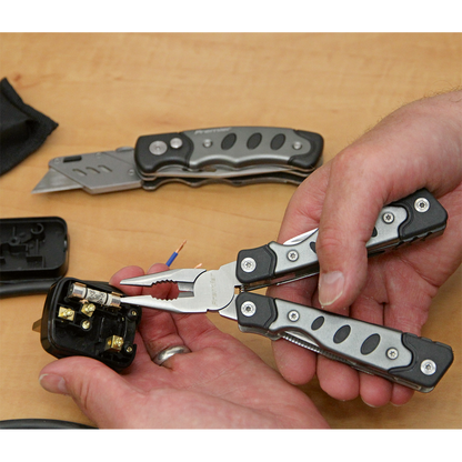 Sealey 2pc 15-Function Multi-Tool & Twin Blade Knife Set PK27