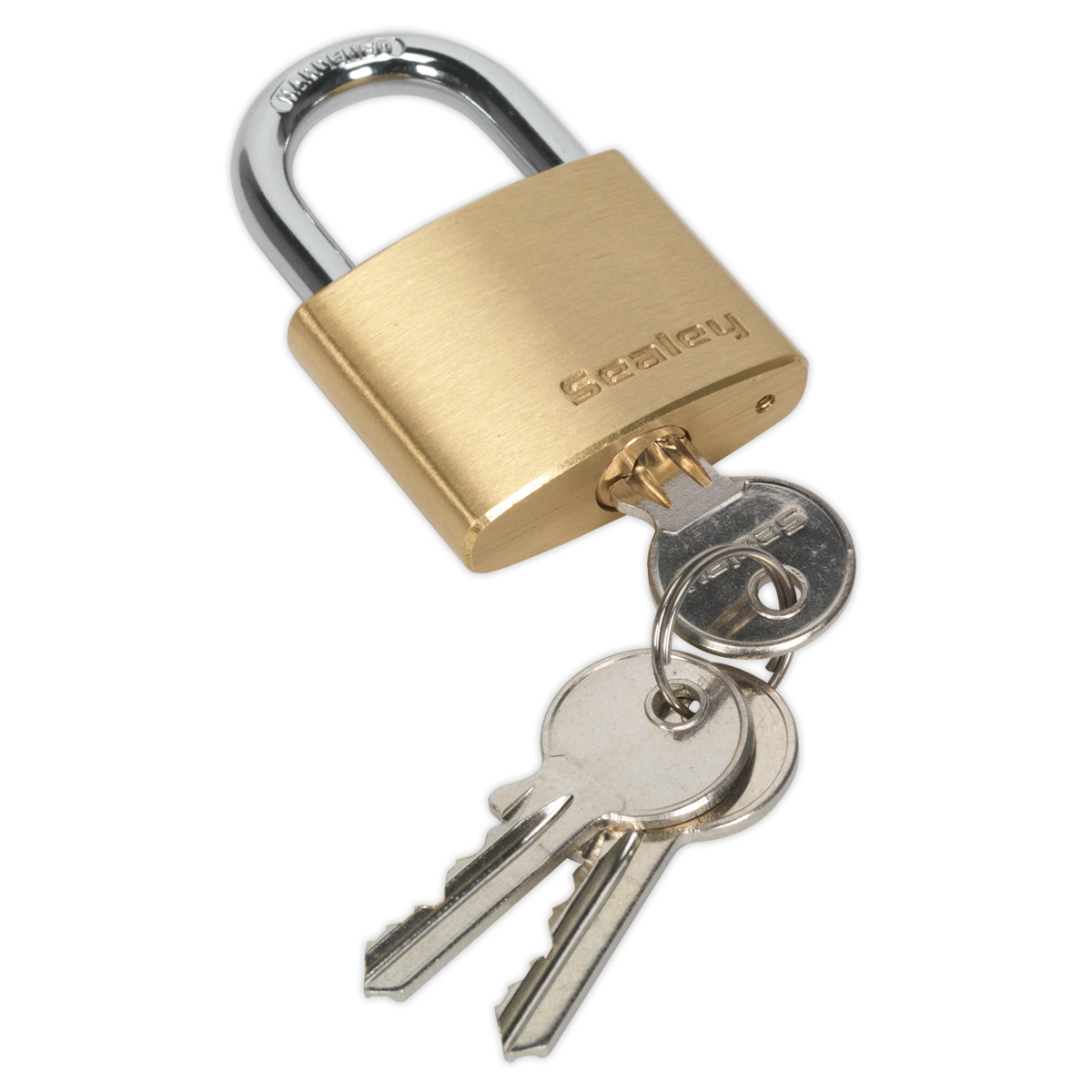 Sealey 40mm Brass Body Padlock PL101