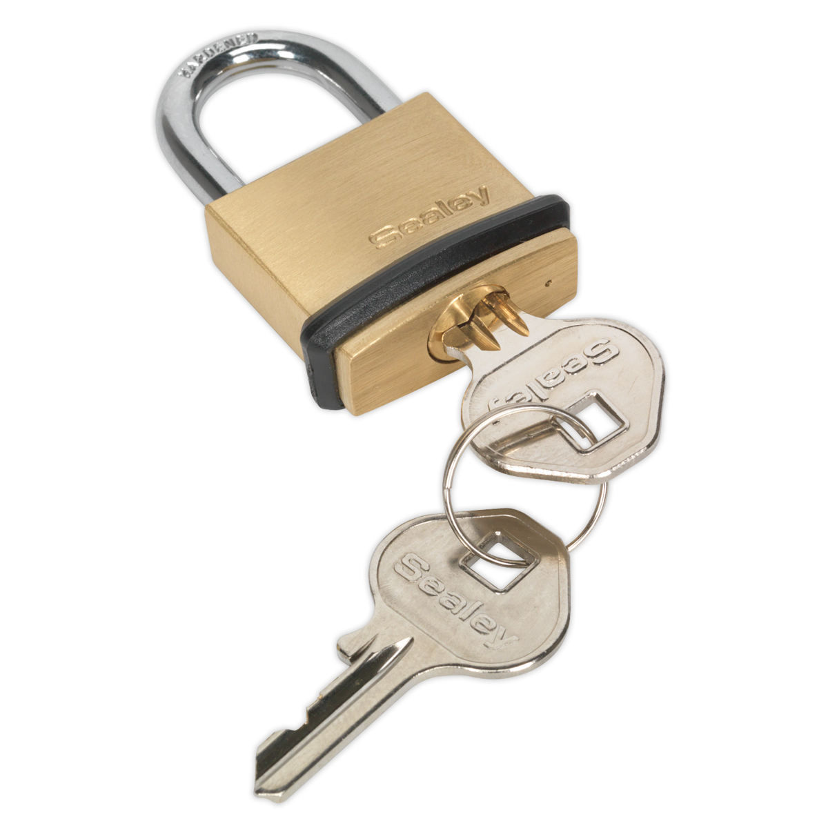 Sealey 30mm Brass Body Padlock PL200