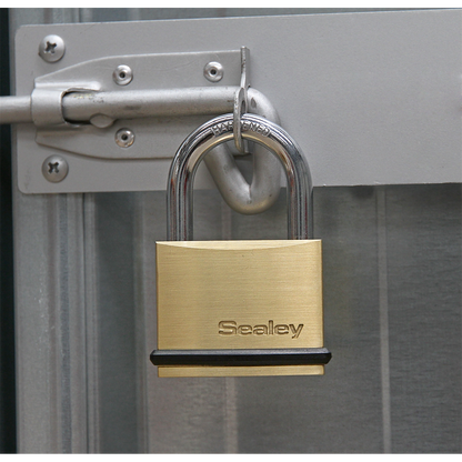 Sealey 30mm Brass Body Padlock PL200