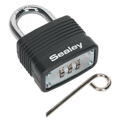 Sealey 40mm Steel Body Combination Padlock PL301C