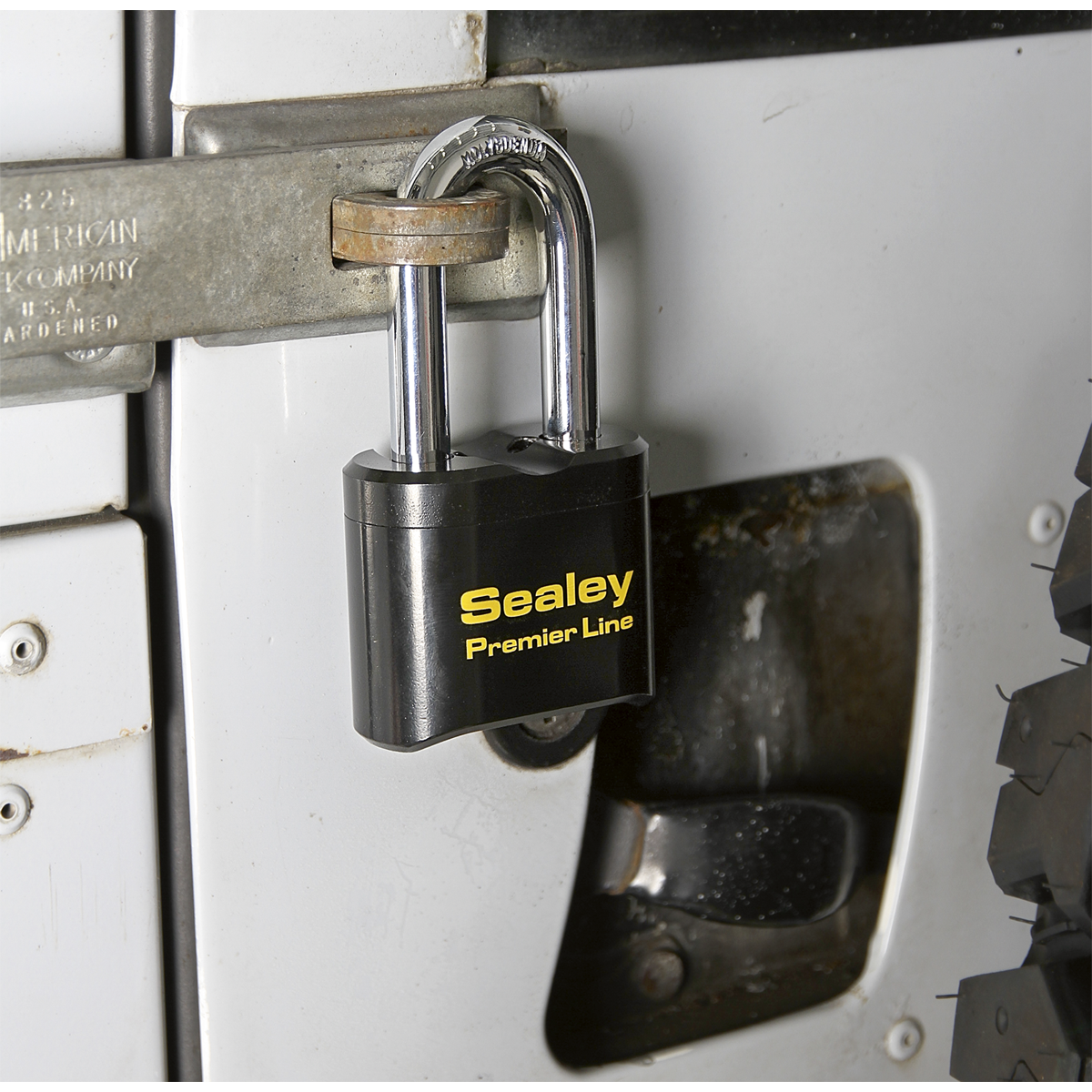 Sealey 62mm Steel Body Combination Padlock Long Shackle PL603L