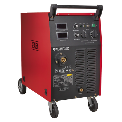 Sealey 300A Professional MIG Welder 415V 3ph with BINZEL® Euro Torch POWERMIG3530
